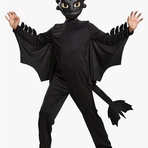 Toothless kids costume